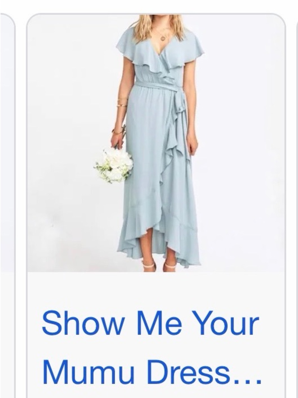 Show Me Your Mumu Mauve PinkRuffle Wrap Dress